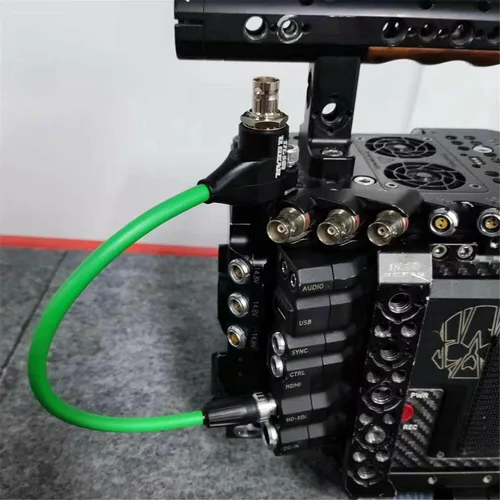 Vista 6 de SZRMCC Cable protector SDI 12G 6G HD SDI BNC protector de circuito de sobretensión de sobretensión, cable de video para Komodo ARRI Alexa Sony