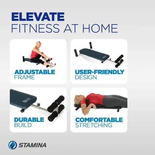 Vista 3 de Banco de estiramiento para espalda In Line de Stamina