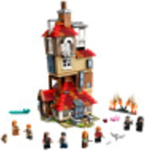 Vista 2 de LEGO Harry Potter Attack on The Burrow 75980 Kit de construcción
