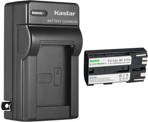 Vista 8 de Kastar Cargador de batería de pared BP-915G AC para Canon XH-A1, XH-A1 HDV, XH-A1S HD, XH-A1SE HDV, XH-G1 HDV, XH-G1S, XH-G1S HD, XL-H1A, XL-H1S
