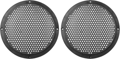 Vista 9 de X AUTOHAUX 4 '' Cubierta de altavoz de audio de plástico Mesh Subwoofer