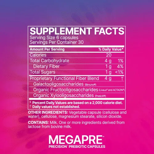 Vista 8 de Microbiome Labs MegaSporeBiotic (60 cápsulas) + MegaPre (180 cápsulas) Paquete de probióticos prebióticos – Probiótico a base de esporas