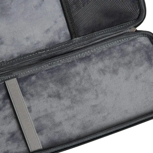 Vista 6 de Hermitshell Funda rígida de viaje para Apple Magic Keyboard MLA22LL/A Bluetooth (PU, negro)