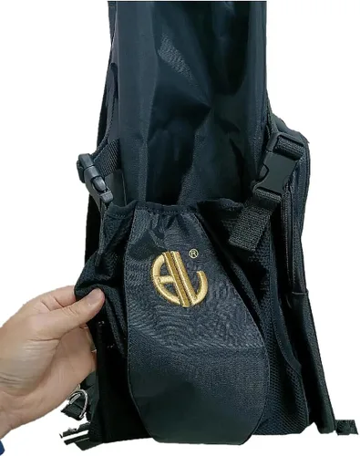 Vista 3 de Bolsa ecuestre profesional Bolsa de botas de equitación grande Bolsa de botas altas Bolsa de botas inglesas llevar todas las bolsas