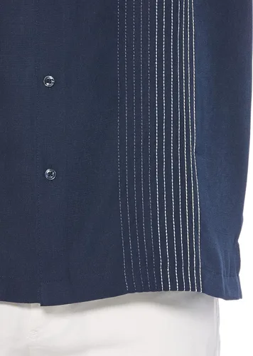 Vista 6 de Cubavera Camisa de manga corta Dobby con botones para hombre talla S - 5X grande y alto