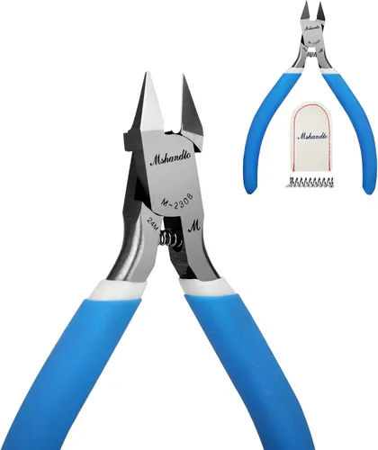 Vista 8 de Pinzas de modelo ultradelgadas de una sola hoja para Gundam, pinzas de corte de plástico para maquetas, kit de modelo para construcción de modelos