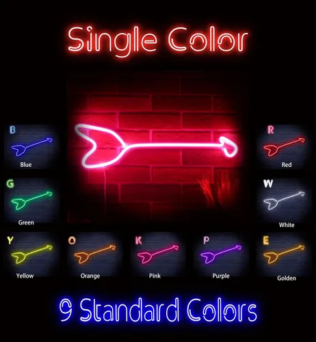 Vista 2 de AdvPro Flecha Flex Silicona LED Neon Sign - Azul - st16s42-fnu0220-b