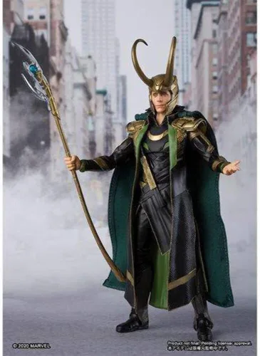Vista 5 de TAMASHII NATIONS - Figura de acción de los Vengadores - Loki, Bandai Spirits S.H. Figuarts
