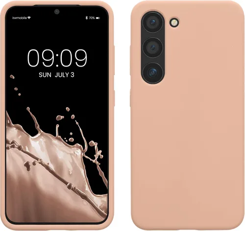 Vista 314 de kwmobile Funda compatible con Samsung Galaxy S9 - Funda de silicona TPU con acabado suave - Blue Reef
