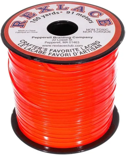 Vista 14 de Craft County Rexlace Plastic Craft Lace - Encaje para manualidades, 3/32 pulgadas (verde manzana)