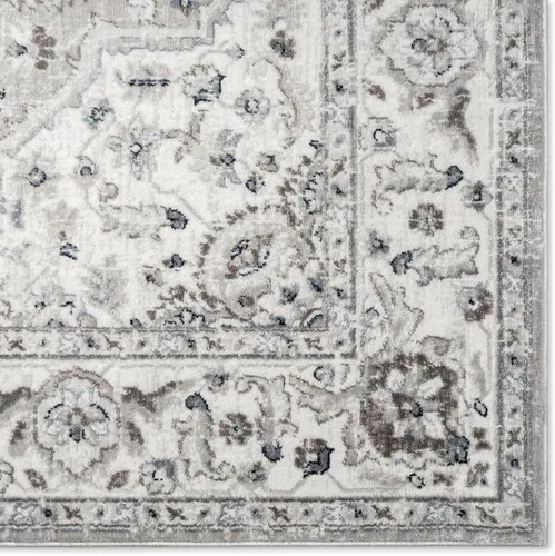 Vista 5 de Home Dynamix Belmar Sterling - Alfombra de medallón oriental, gris/marfil, rectangular de 7 pies 10 pulgadas x 10 pies 2 pulgadas