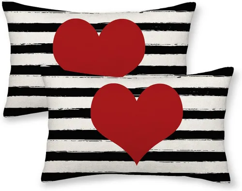Vista 62 de Juego de 2 fundas de almohada de Halloween de 16 x 16 pulgadas, fundas de almohada de murciélagos negros y crema, fundas de cojín decorativas