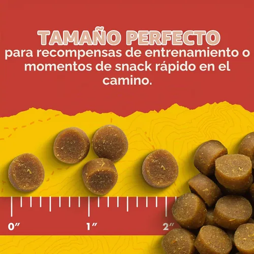 Vista 2 de Zuke's Mini Naturals Premios para entrenamiento de perros, suaves y masticables, con receta de pollo