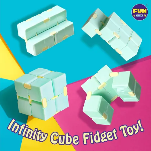 Vista 9 de Caja de juguetes para niñas y niños, FunKidz paquete misterioso de juguetes sensoriales para la ansiedad para niños, regalos para fiestas, premios