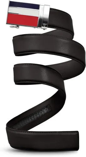 Vista 18 de Mission Belt Cinturón de trinquete de cuero para hombre, colección 3Bar