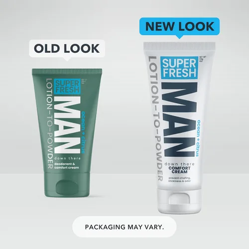 Vista 2 de Super Fresh Desodorante de bola para hombres – Protección en polvo Previene partes adhesivas y olores del hombre Sin talco, sin parabenos, sin