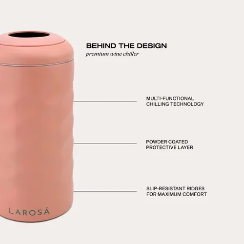 Vista 2 de Juego de caja de regalo, enfriador de vino con 2 vasos de vino sin tallo, ideas de regalo para entusiastas del vino y champán, juego de regalo