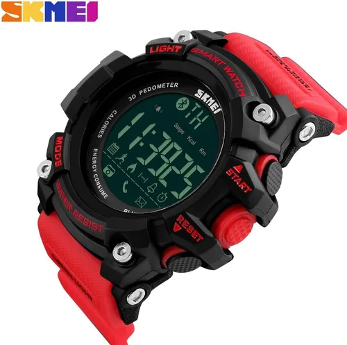 Vista 3 de FANMIS Reloj inteligente multifunción para hombre podómetro calorías digital militar deportivo Bluetooth para Android iPhone rastreador de actividad