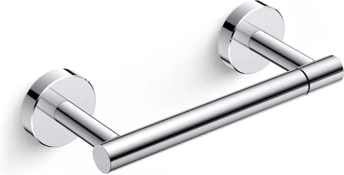 Vista 11 de Day Moon™ Soporte de papel higiénico de níquel cepillado - Soporte de rollo moderno para montaje en pared para baño