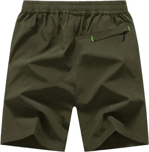 Vista 2 de TBMPOY Pantalones cortos de senderismo para hombre de 7 pulgadas, de secado rápido, atléticos, gimnasio, deportes al aire libre, entrenamiento