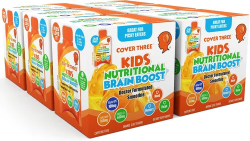 Vista 12 de Cover Three Suplemento cerebral para ayudar al cerebro, suplemento nutricional de enfoque con curcumina, uridina, fórmula líquida de apoyo cerebral