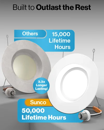 Vista 4 de Downlight - LED Empotrable de 5/6 Pulgadas Recorte Suave 965 LM 13W 16PK Multicolor