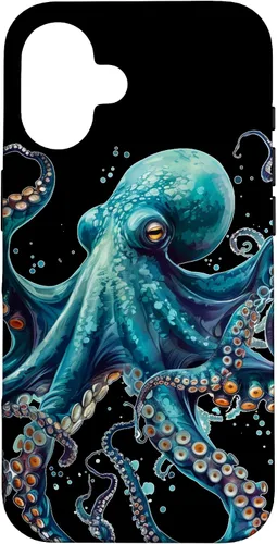 Vista 32 de Cool Blue Octopus Case for iPhone 17