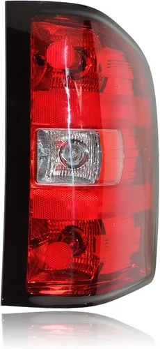 Vista 9 de Conjunto de luz trasera del lado del conductor para camioneta pickup Chevy Silverado estilo de fábrica 2007-2013 OE con bombillas y arnés