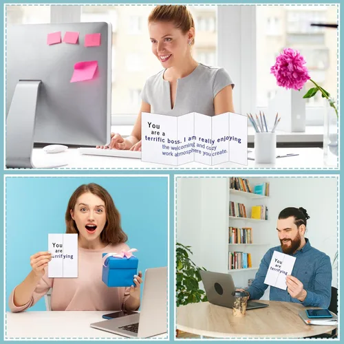 Vista 6 de WhatSign Divertida tarjeta del día del jefe para mujeres y hombres, tarjetas de regalo para el día de los jefes nacionales para hombres, mujeres