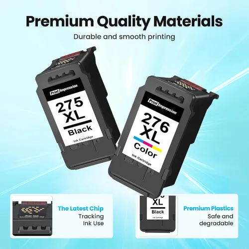 Vista 4 de PG-275XL/CL-276XL - Cartuchos de tinta de repuesto para Canon 275 y 276 para impresoras Pixma TR4720 TS3522 TS3520 TS3720 TS3722 TS3500 TR4722