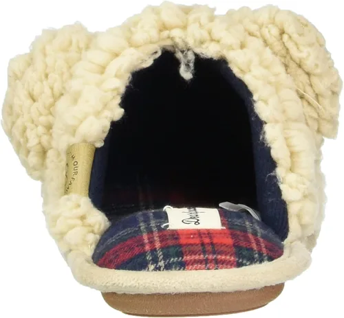 Vista 3 de Dearfoams Buffalo Check Lil Bear - Zapatilla para mujer