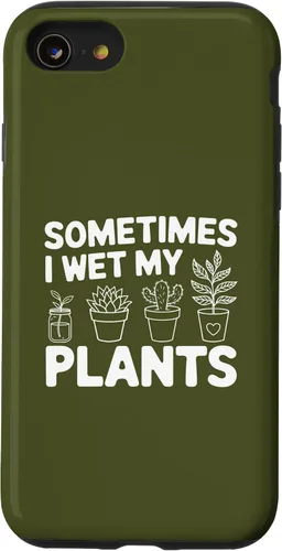 Vista 18 de iPhone 16 Funny Gardening Women Plant Parent Gift Wet My Plants Men Case