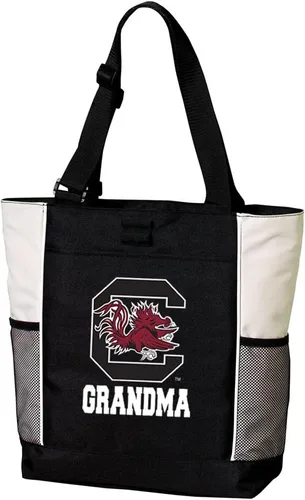 Vista 11 de Broad Bay Official South Carolina Gamecocks Tote Bag Zippered Carryall