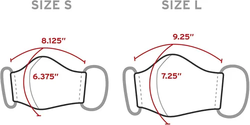 Vista 5 de Levi's Mascarilla reutilizable con estampado de bandana (paquete de 3)