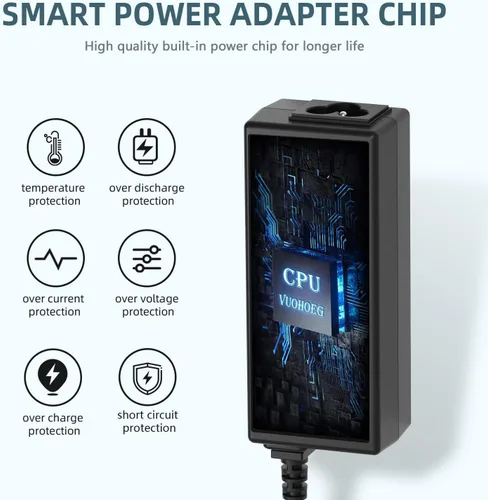 Vista 4 de 20V 2.25A 45W Adaptador de CA Cargador Portátil para Lenovo Ideapad Compatible con 100 110 110s 120s 310 320 320s 510 510s 710s 720s, compatible