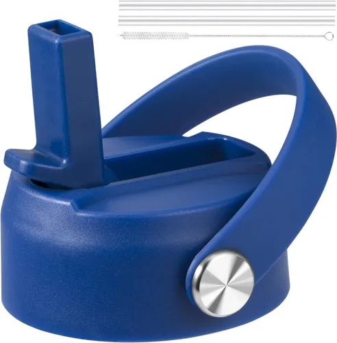 Vista 21 de FLORAPELL Tapa de popote para botellas de agua de boca ancha Hydro Flask, tapas superiores con popote compatible con Hydro Flask de 32 y 40 onzas