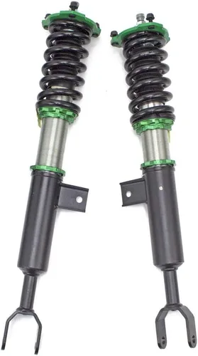 Vista 2 de Rev9 R9-HS2-098 Kit de bajada de suspensiones en espiral Hyper-Street II, amortiguador monotubo con ajuste de rebote de 32 clics, longitud ajustable