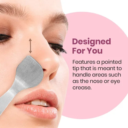 Vista 3 de Lindo Beauty Buffer - Herramienta de microdermoabrasión con infusión de diamante, para el cuidado de la piel