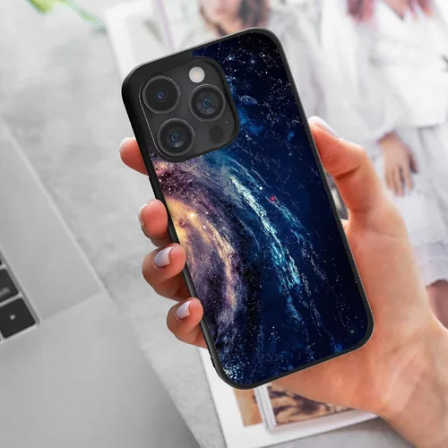 Vista 6 de Space Nebula - Fundas de silicona para iPhone 11, 12, 13, 14, 15, 16, Pro Max, Mini, X, Xr, para Samsung Note 10, 20, S21, S22, S23, S24, S25, Ultra