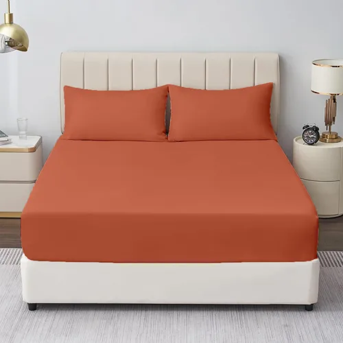 Vista 31 de Crown Collection Premium Quality 600-Thread-Count 100% Egyptian Cotton 8 Piece Fitted Sheets 12" Deep Pocket with 16 Pcs Pillowshams (20"X30"), Twin