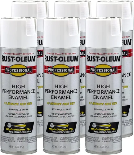 Vista 44 de Rust-Oleum 7515838 Pintura en aerosol de esmalte profesional de alto rendimiento, 14 onzas, aluminio