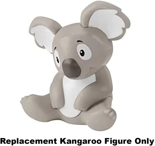 Vista 4 de Figura de oso koala gris de repuesto para Fisher-Price Little People Safari Animal Friends Playset - GFL22