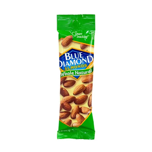 Vista 3 de Blue Diamond Almonds, Almendras crudas totalmente naturales, 1.5 onzas (paquete de 24)