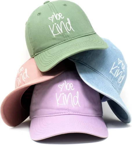 Vista 3 de CHOK.LIDS Be Kind Trendy - Gorra de béisbol para mujer, unisex, de algodón, estilo polo, divertida, de temporada, para viajes al aire libre