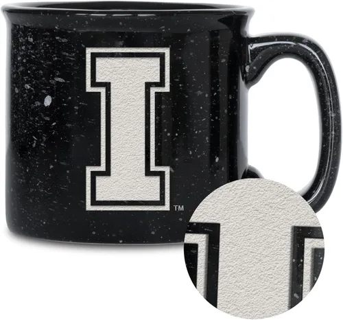 Vista 109 de Rico Industries NCAA Speckle 12oz Laser Engraved Campfire Mug