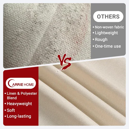 Vista 3 de CARRIE HOME Fundas de almohada navideñas de 18 x 18 pulgadas, paquete de 2 fundas de almohada rústicas de Navidad de camión rojo para decoraciones
