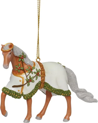 Vista 2 de Enesco The Trail of Painted Ponies Spirit of Christmas Past - Adorno colgante de 2.7 pulgadas, multicolor