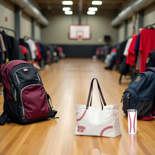 Vista 7 de Bolsa de béisbol y vaso, regalos de béisbol para mujeres, artículos esenciales para madres deportivas (bolsas + taza para beber), accesorios
