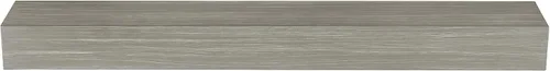 Vista 6 de Pearl Zachary - Repisas de aspecto de madera natural, no combustible. Acabado en gris lavado