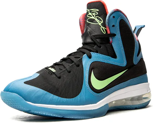 Vista 4 de Nike Lebron IX, BlackLime GlowDutch BlueFusion Red
